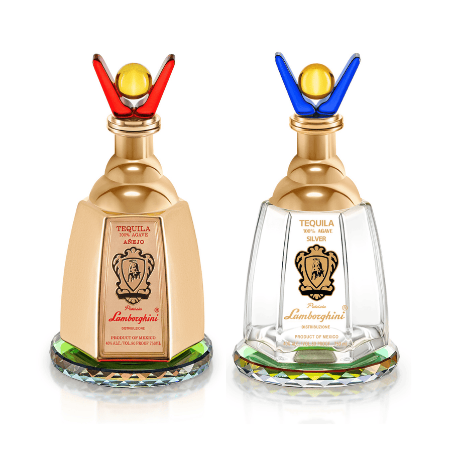 Tequila Patrizia Lamborghini Duo - ANEJO & SILVER | 100% Agave